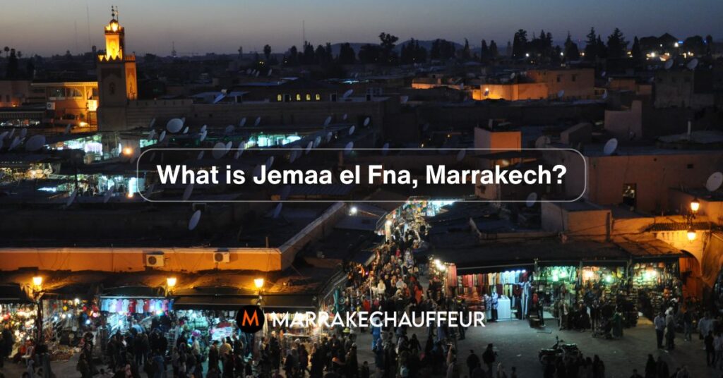 Jemaa el Fna Marrakech morocco